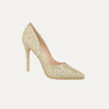 glitter stiletto party heels