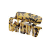 leopard print claw clip hair accessory