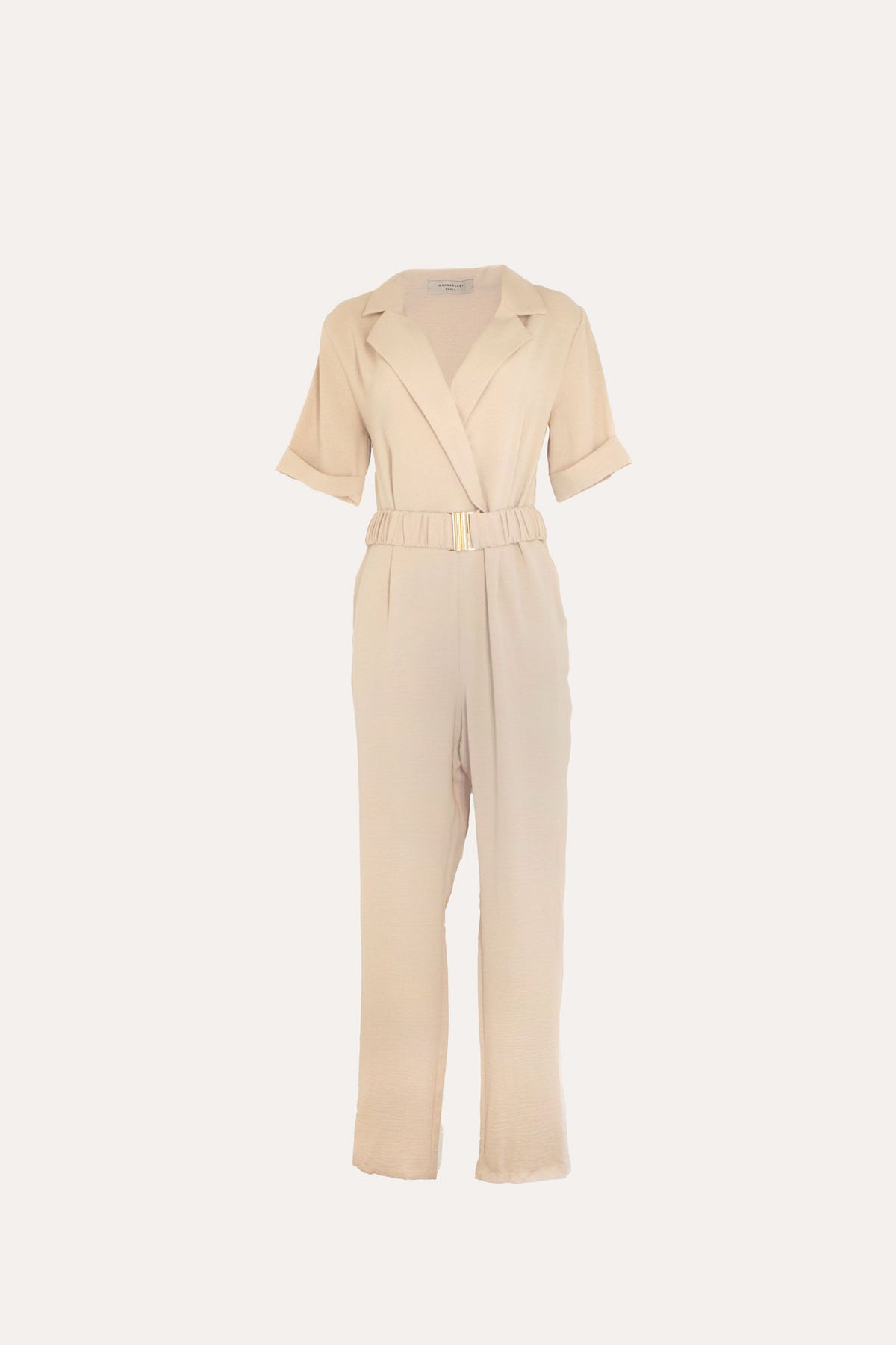 every day women's jumpsuit with a stretch and clip belt