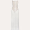 women's maxi lace dress with low back