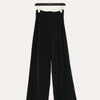 high waisted tailored palazzo trousers