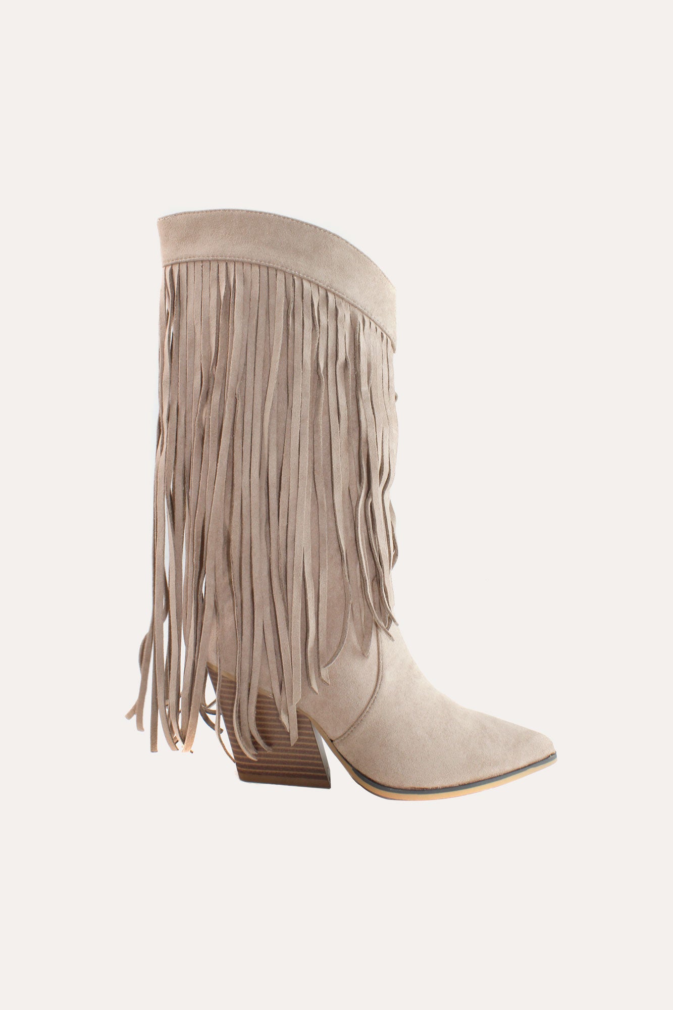 Tan sales tassel boots