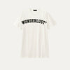 oversized one size fits all t-shirt or t-shirt dress with Wonderlust branding