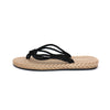 flat espadrille sandals with rope braids