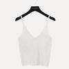 one size fits all cropped knitted vest