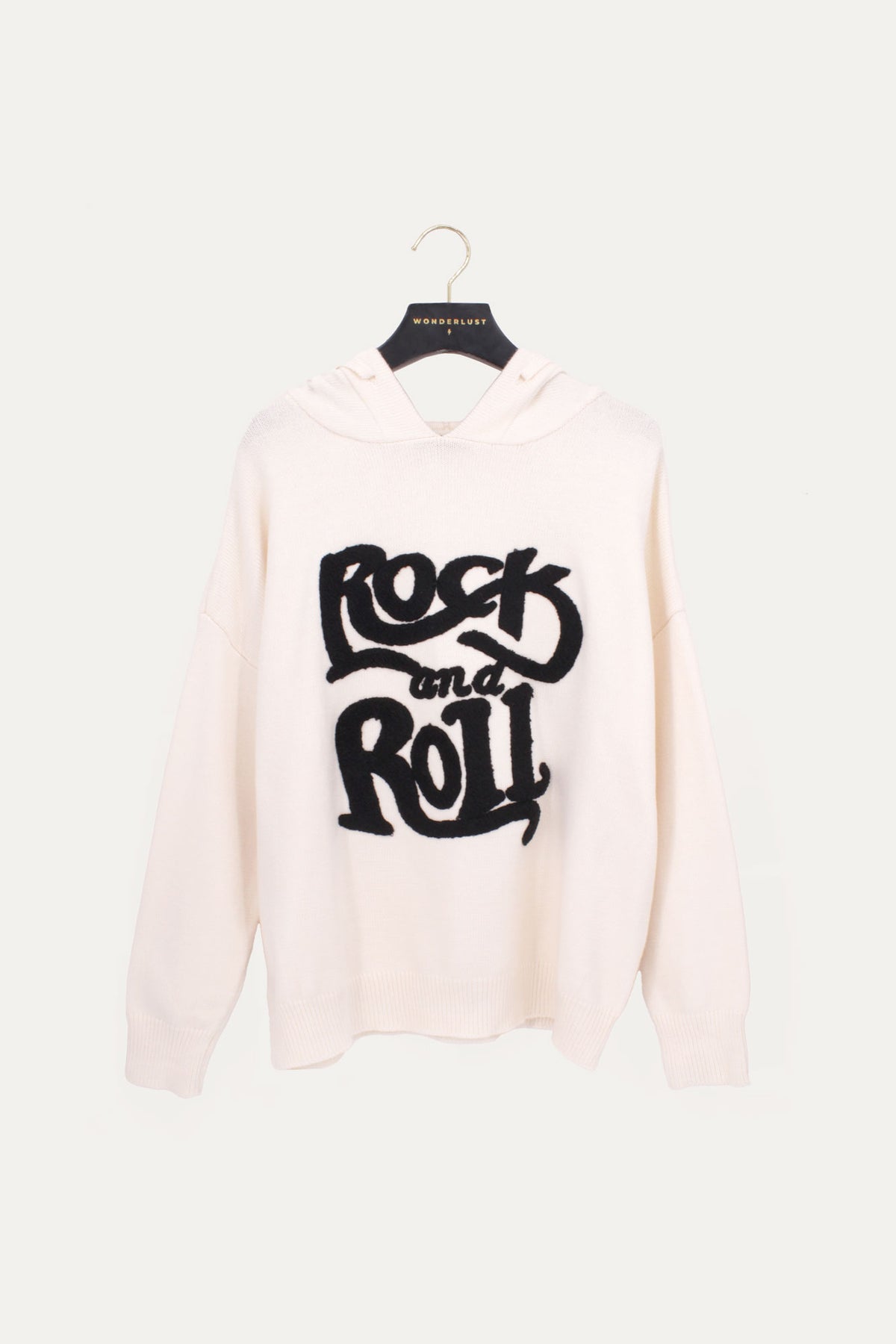 rock and roll embellished hoodie
